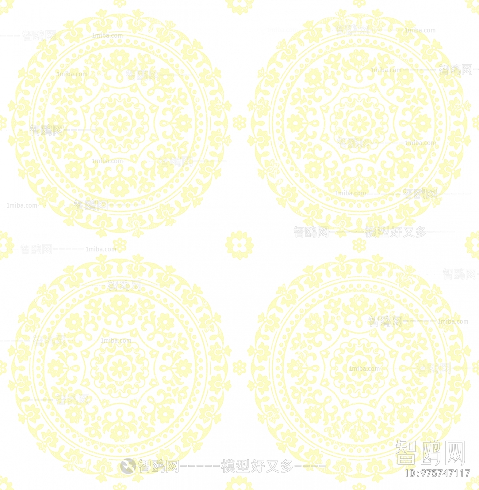 欧式花纹壁纸
