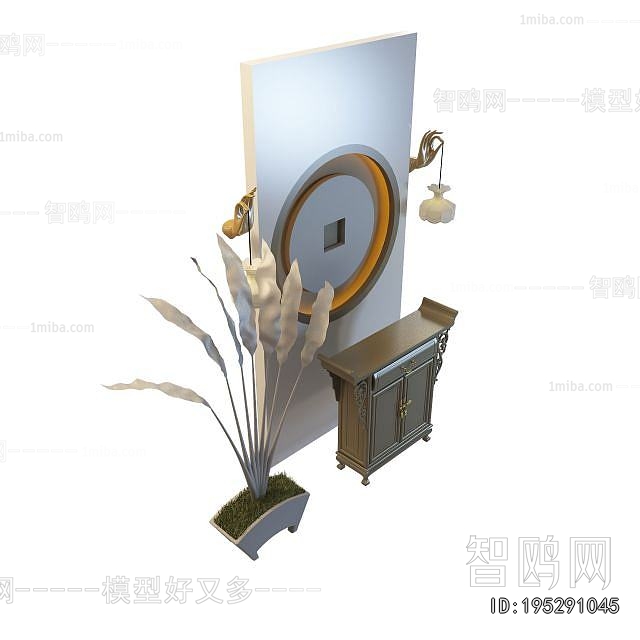 European Style Side Cabinet