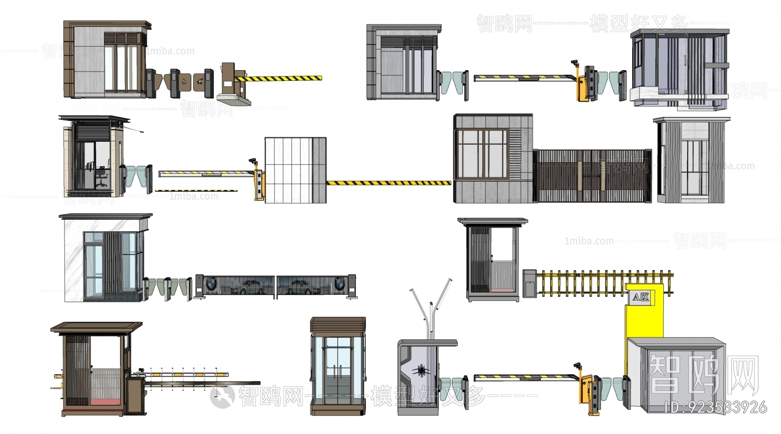 Modern Security Booth