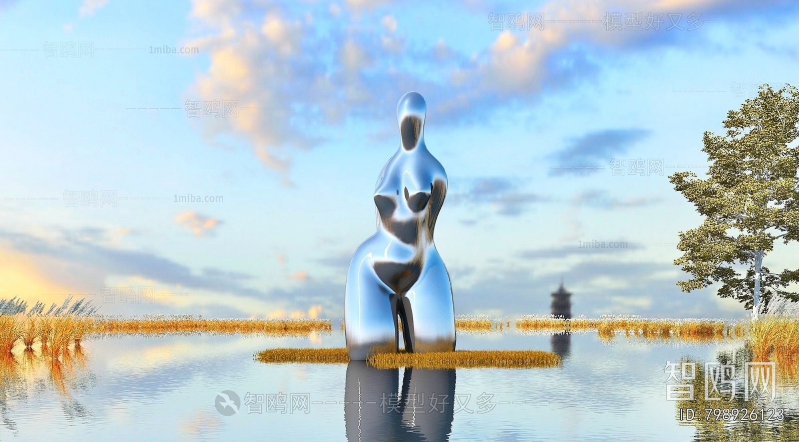 Modern Sculpture Sketch