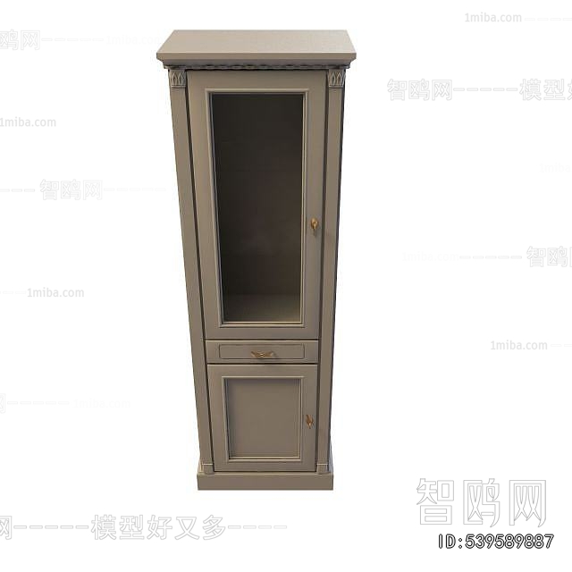 Simple European Style Wine Cabinet