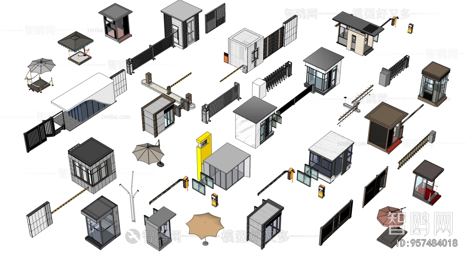 Modern Security Booth