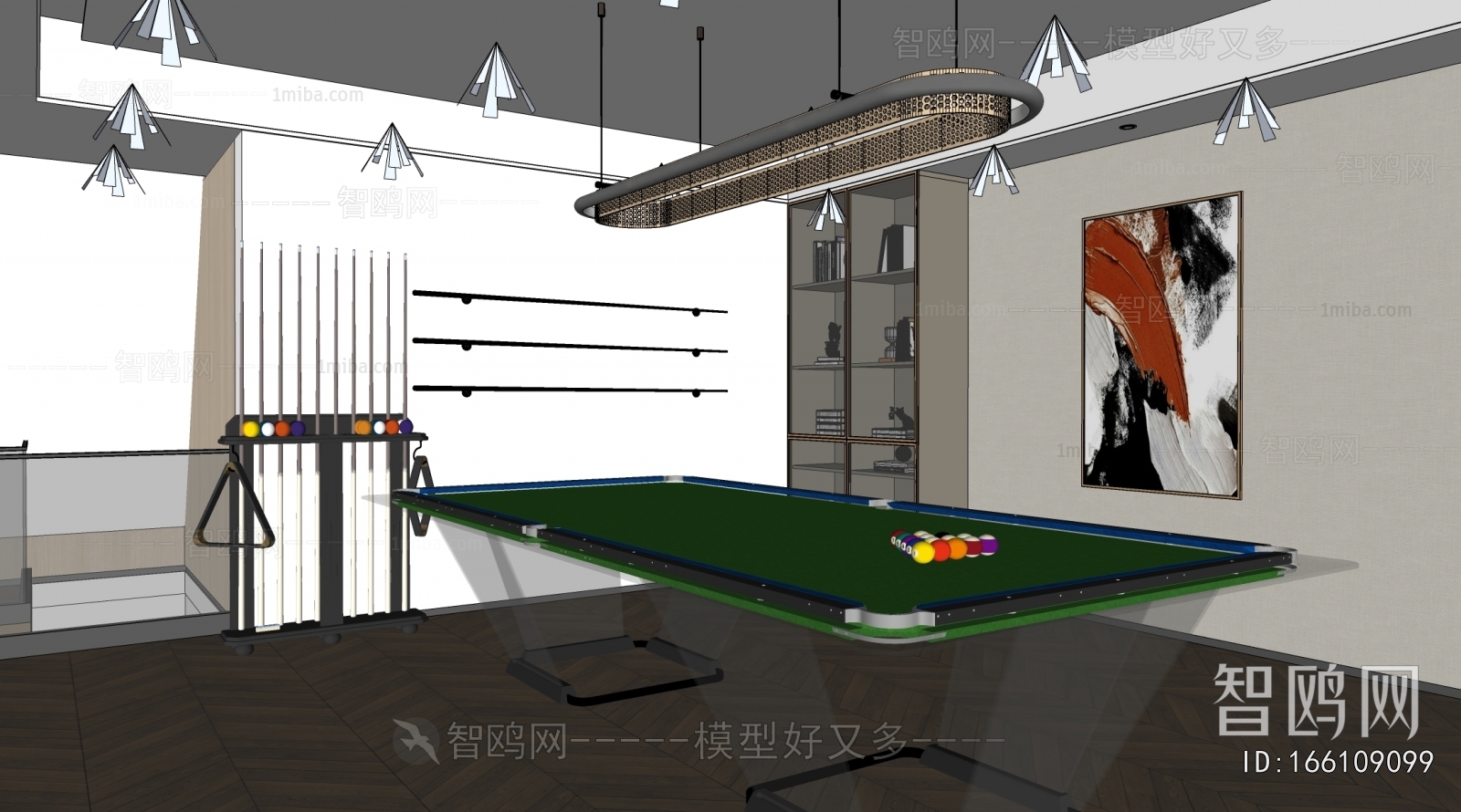 Modern Billiard Room