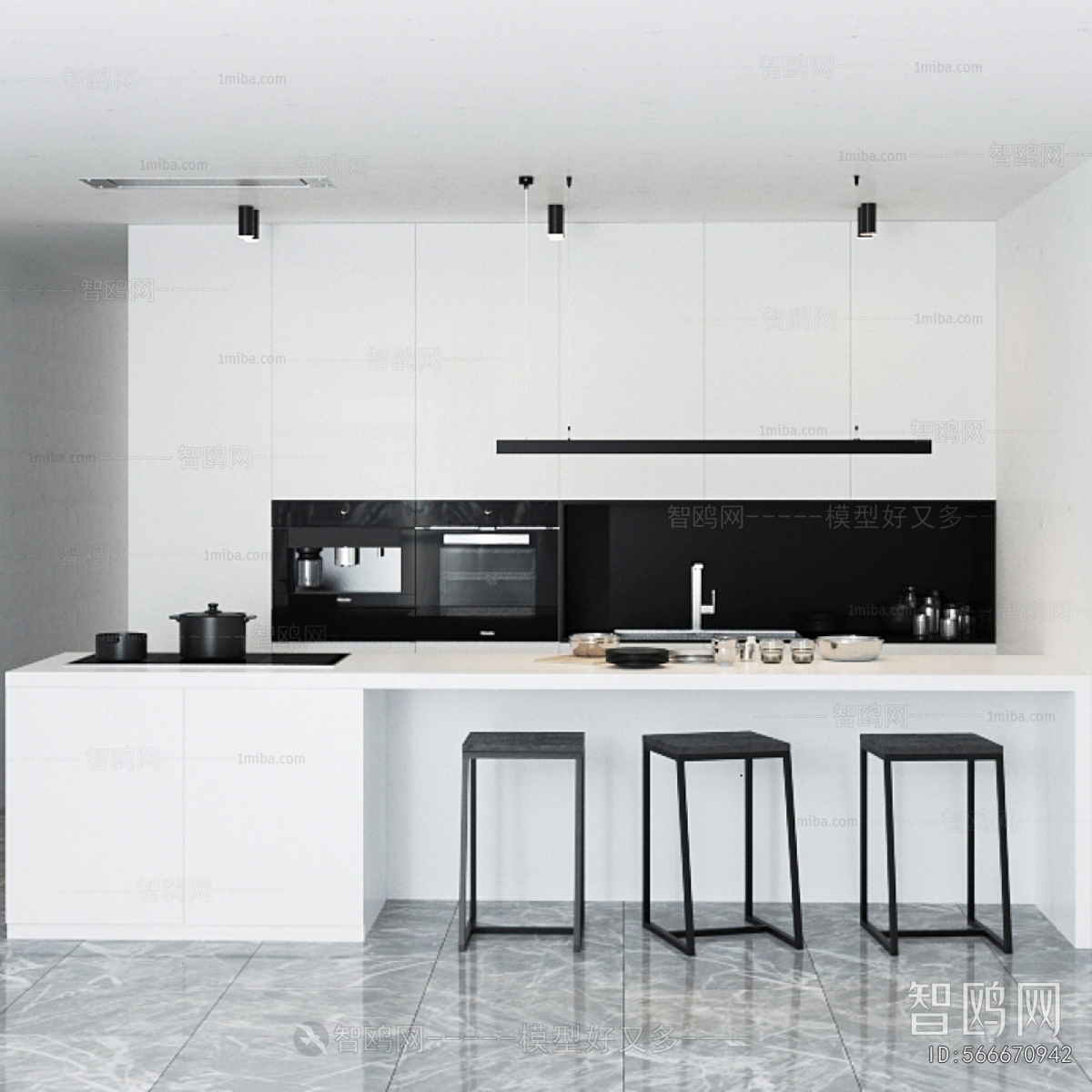 Modern Open Kitchen