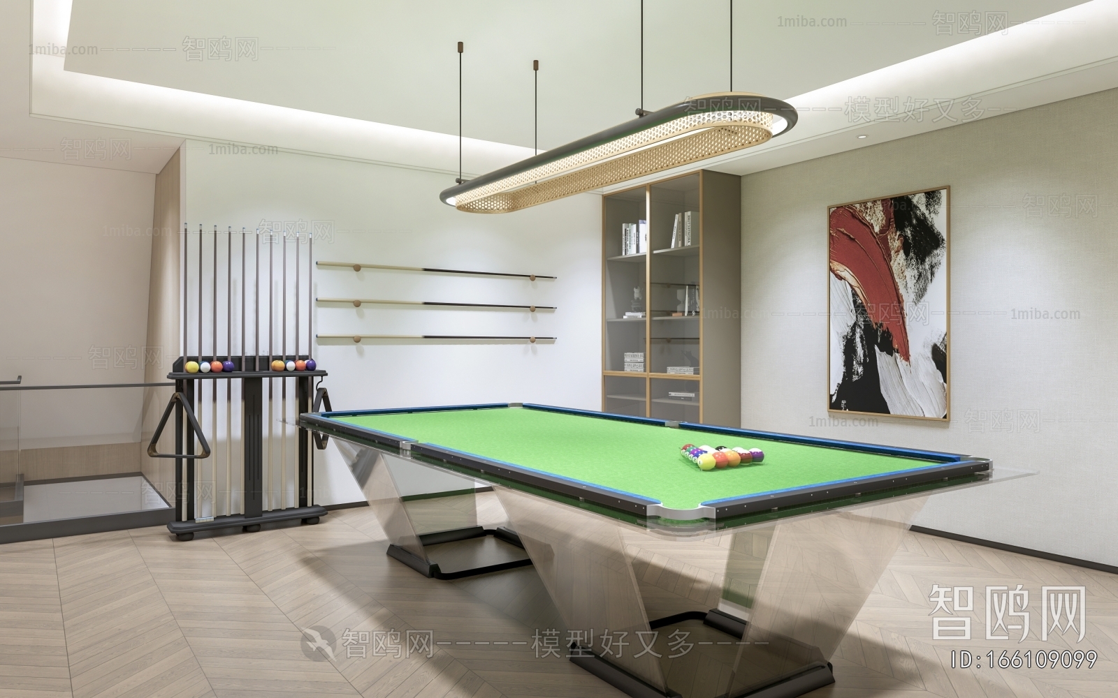 Modern Billiard Room