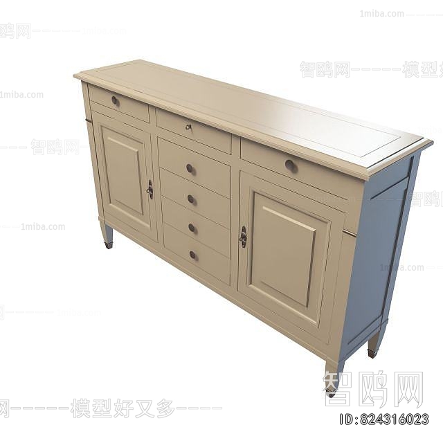 European Style Side Cabinet