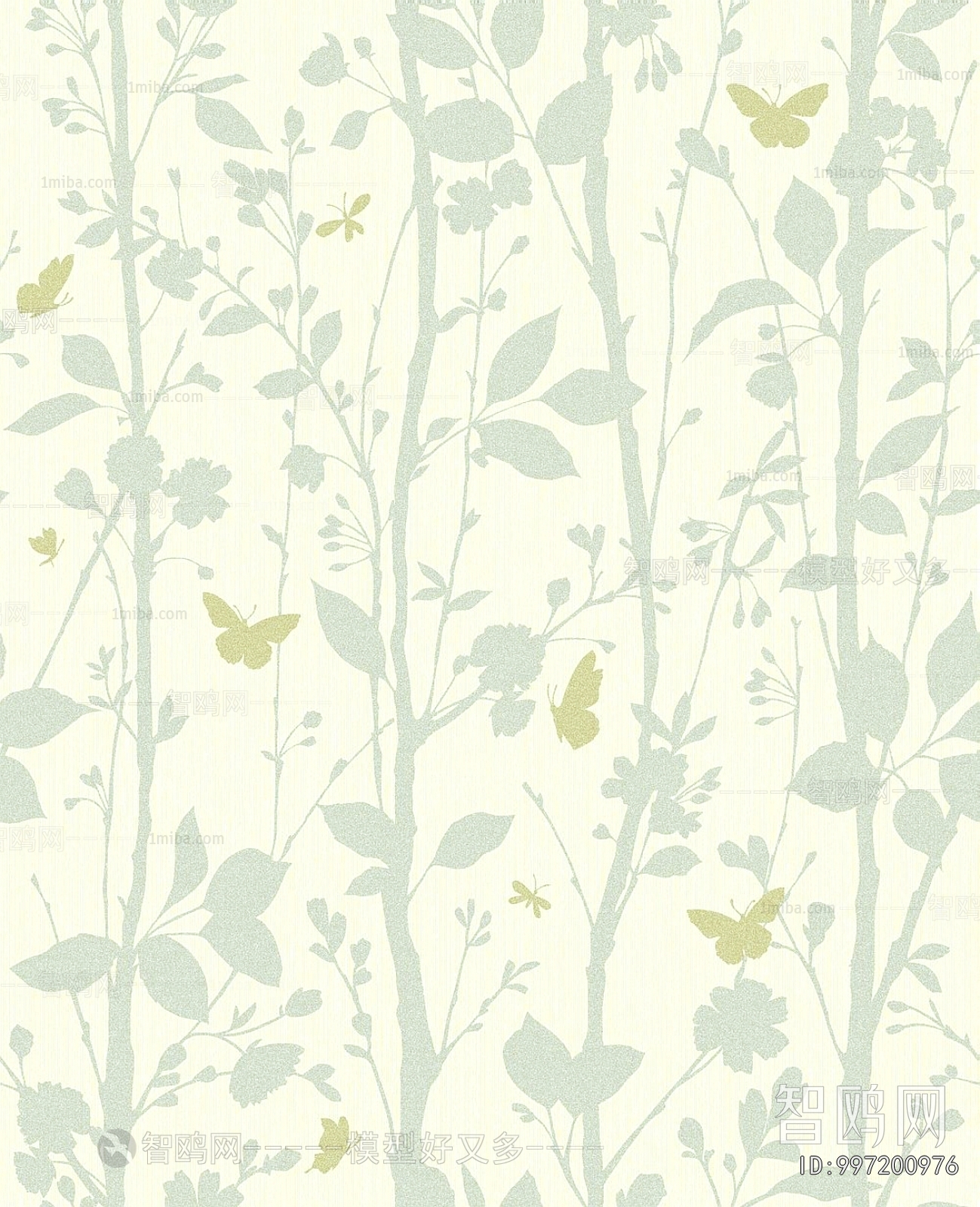 Animal And Plant Pattern Wallpaper