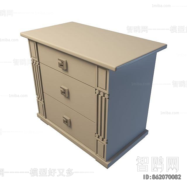 Simple European Style Side Cabinet