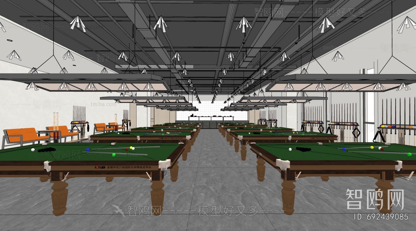 Modern Billiard Room