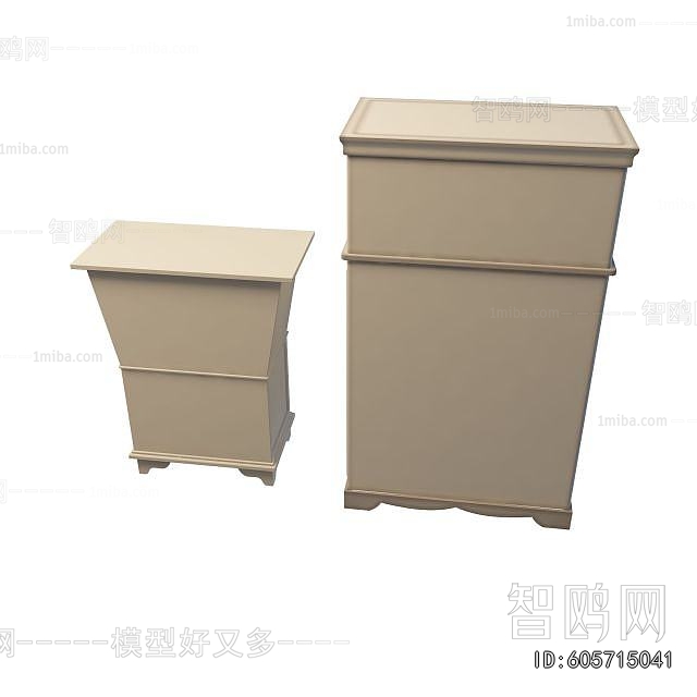 Simple European Style Decorative Cabinet