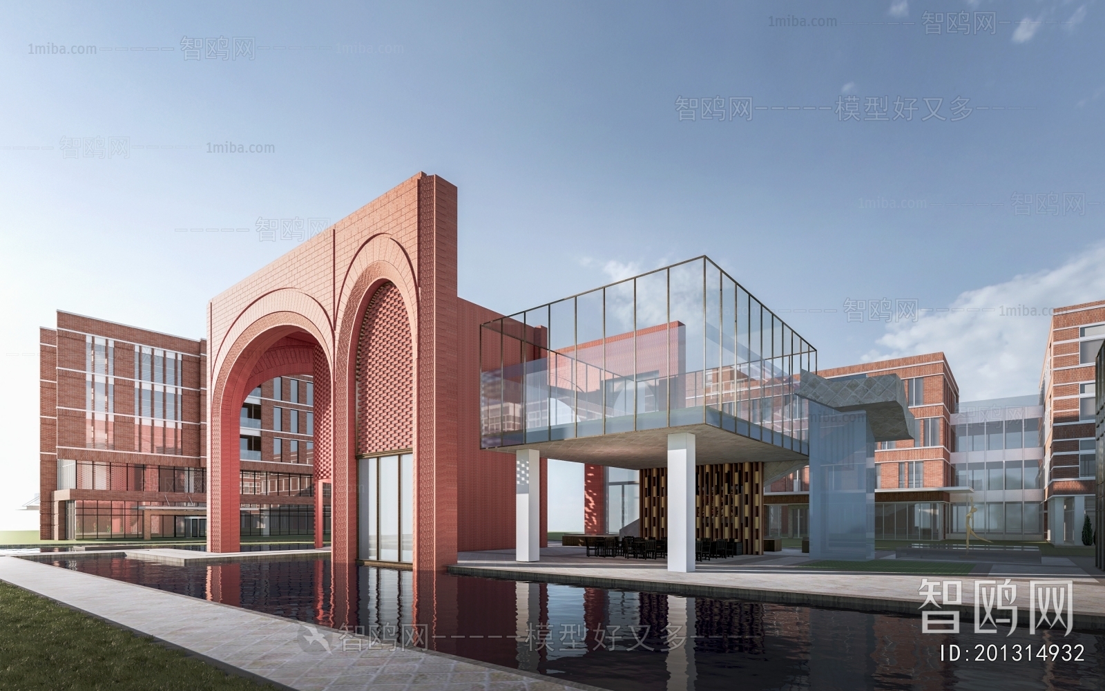 Modern School Building