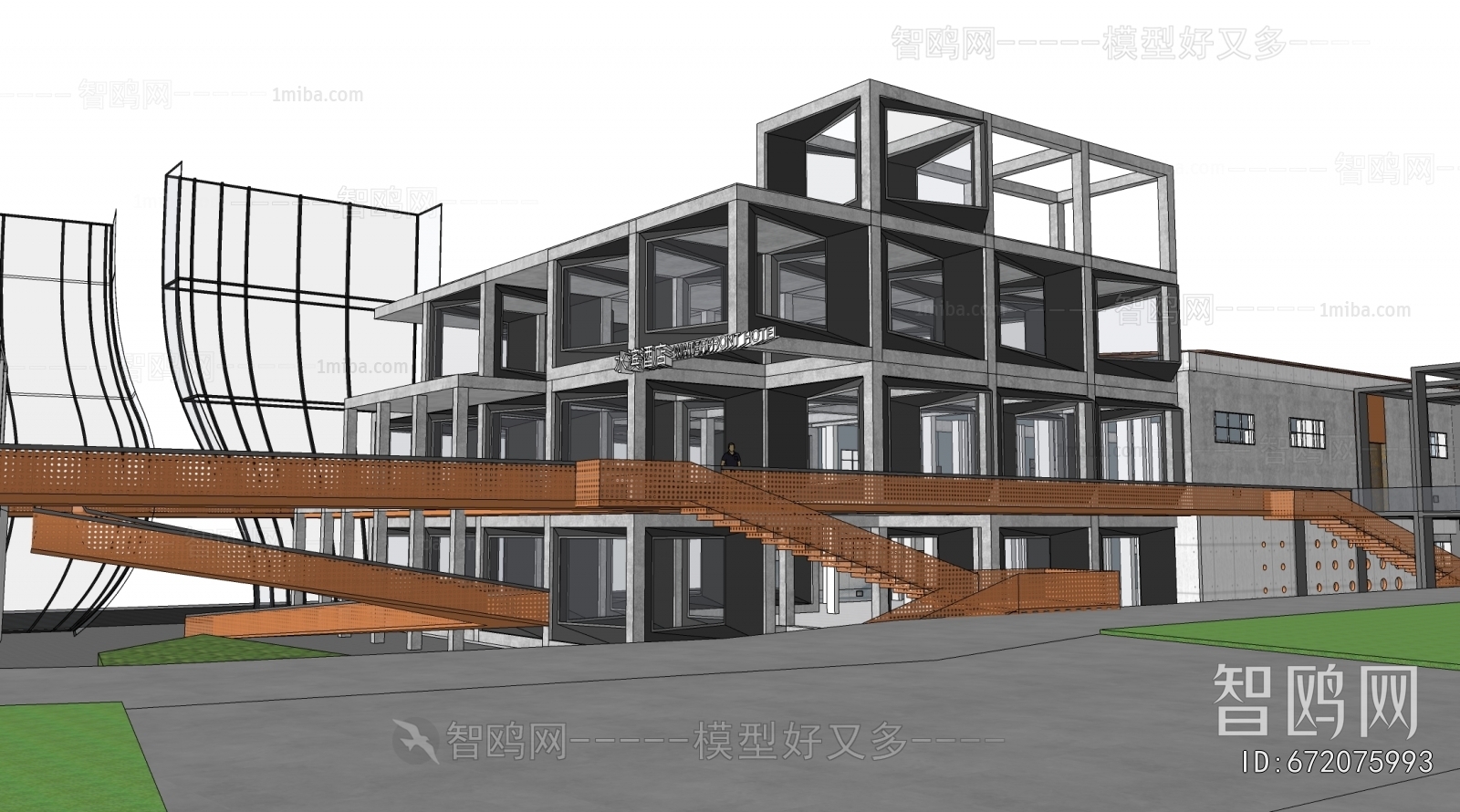 Modern Appearance Of Commercial Building