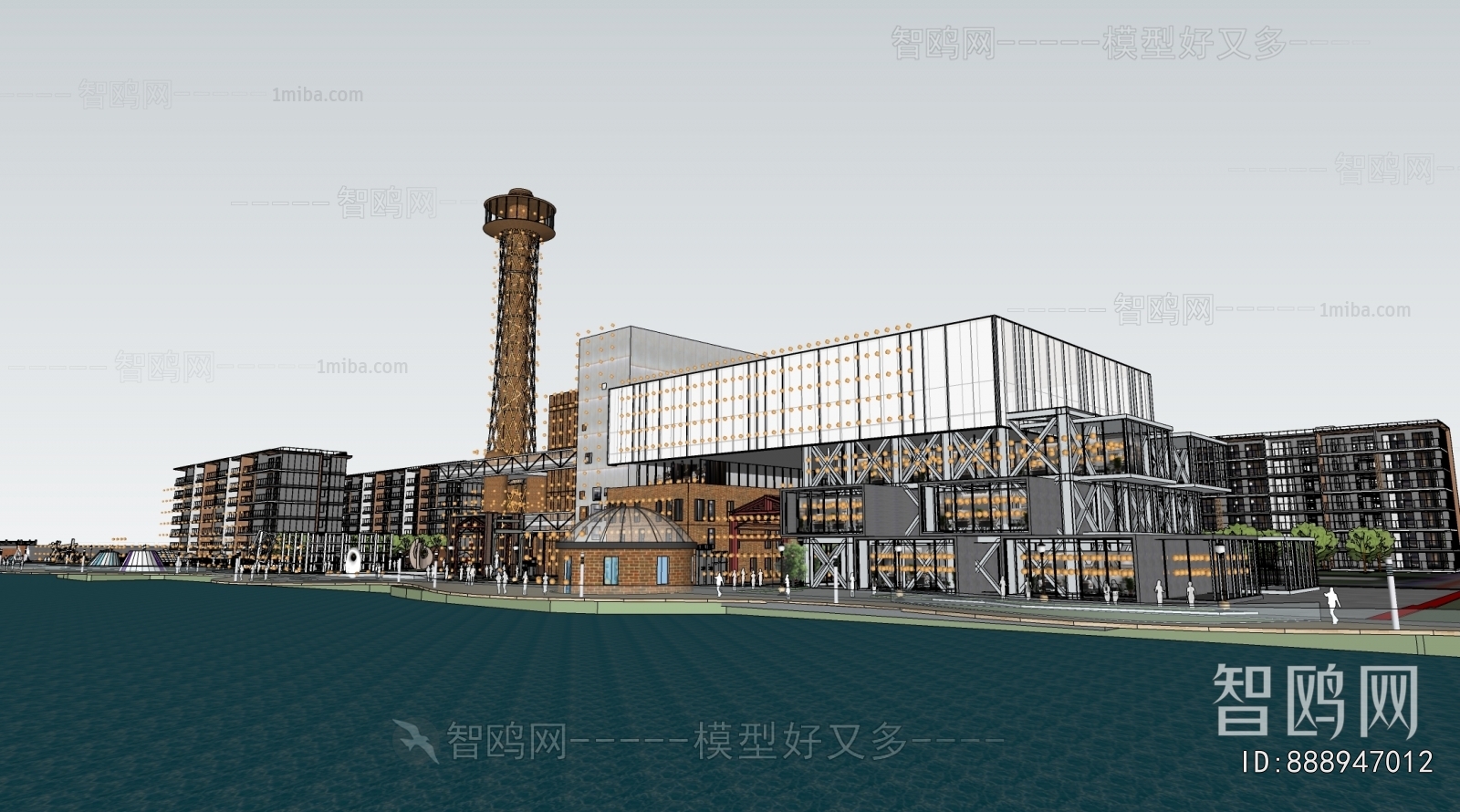 Modern Appearance Of Commercial Building