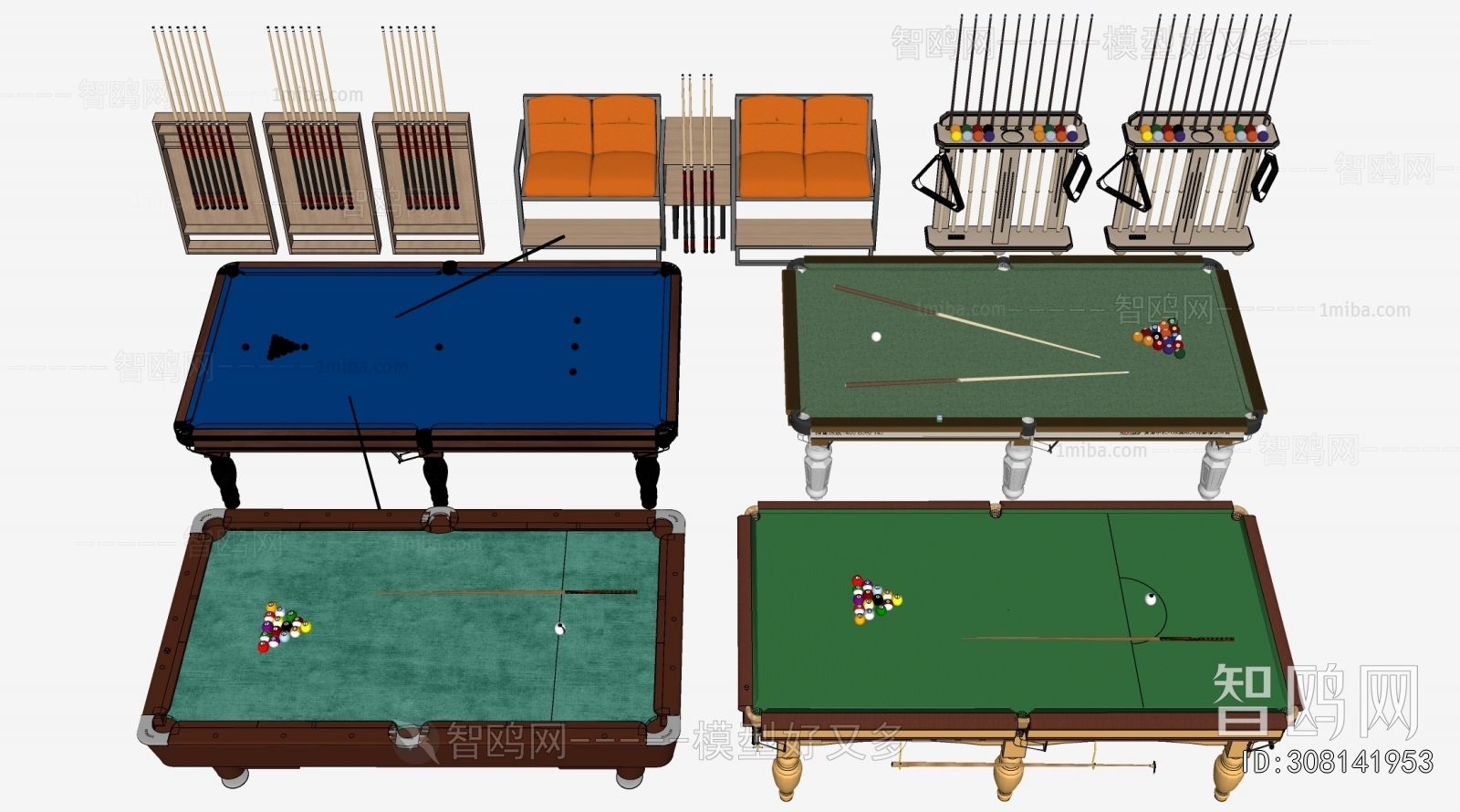 Modern Pool Table