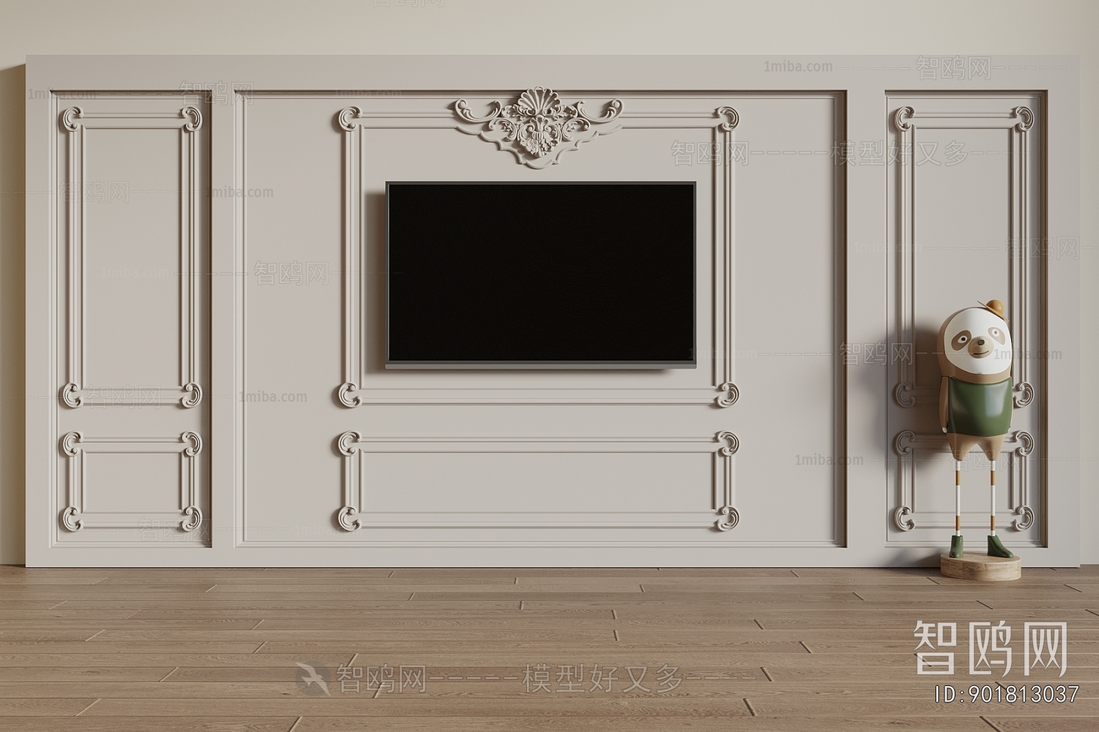 French Style TV Wall
