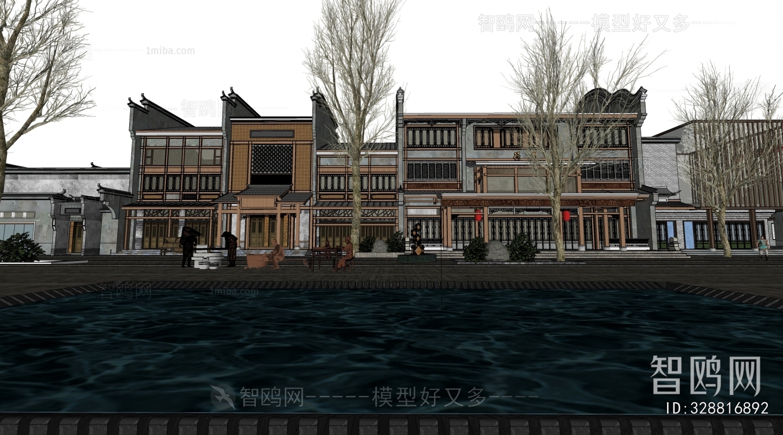 Chinese Style Commercial Street