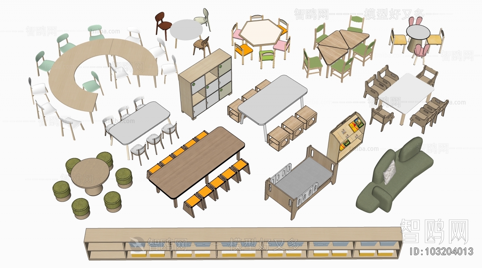 Modern Children's Table/chair