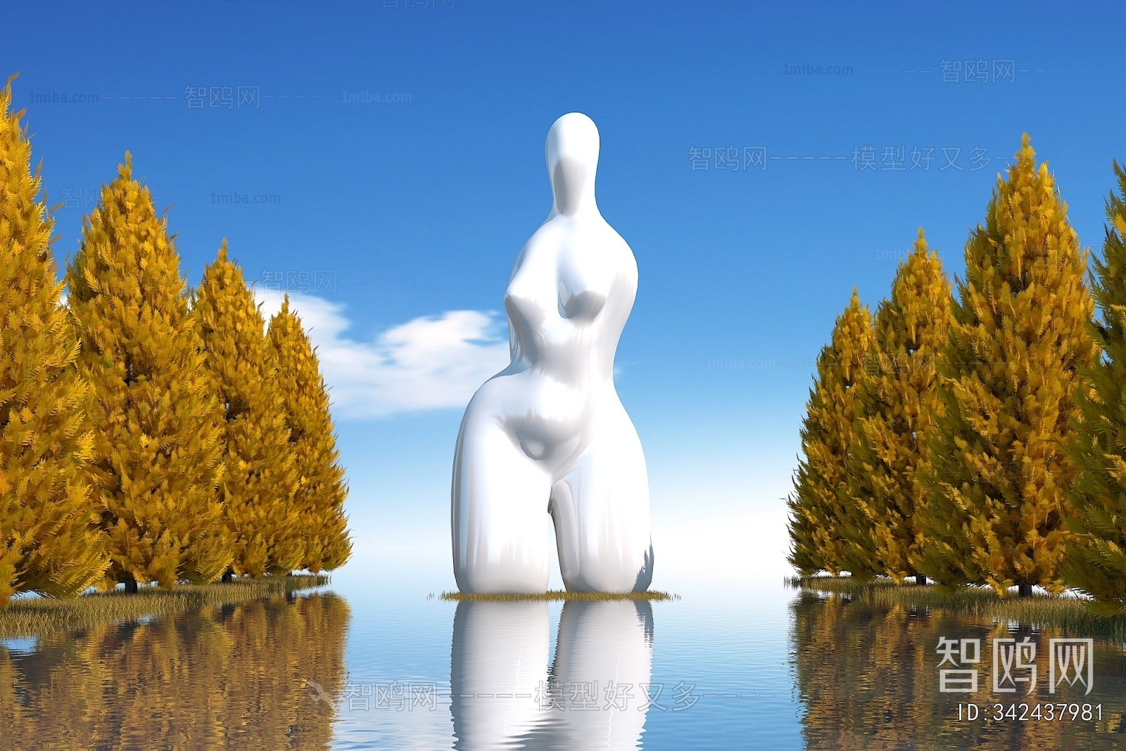 Modern Sculpture Sketch