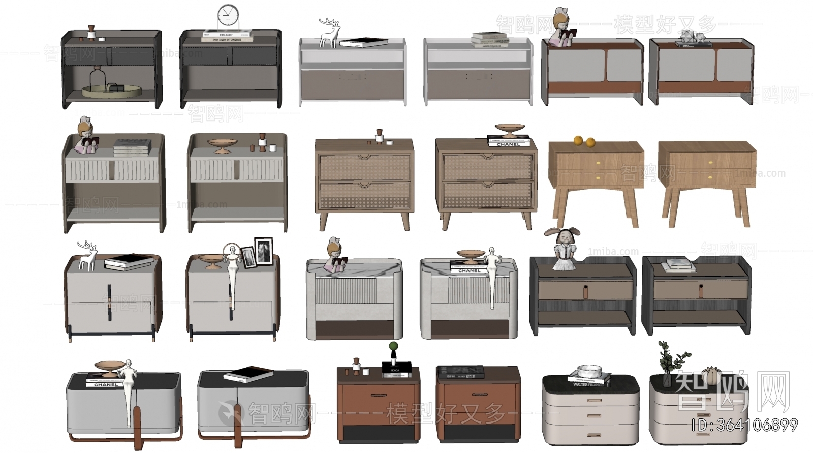 Modern Bedside Cupboard