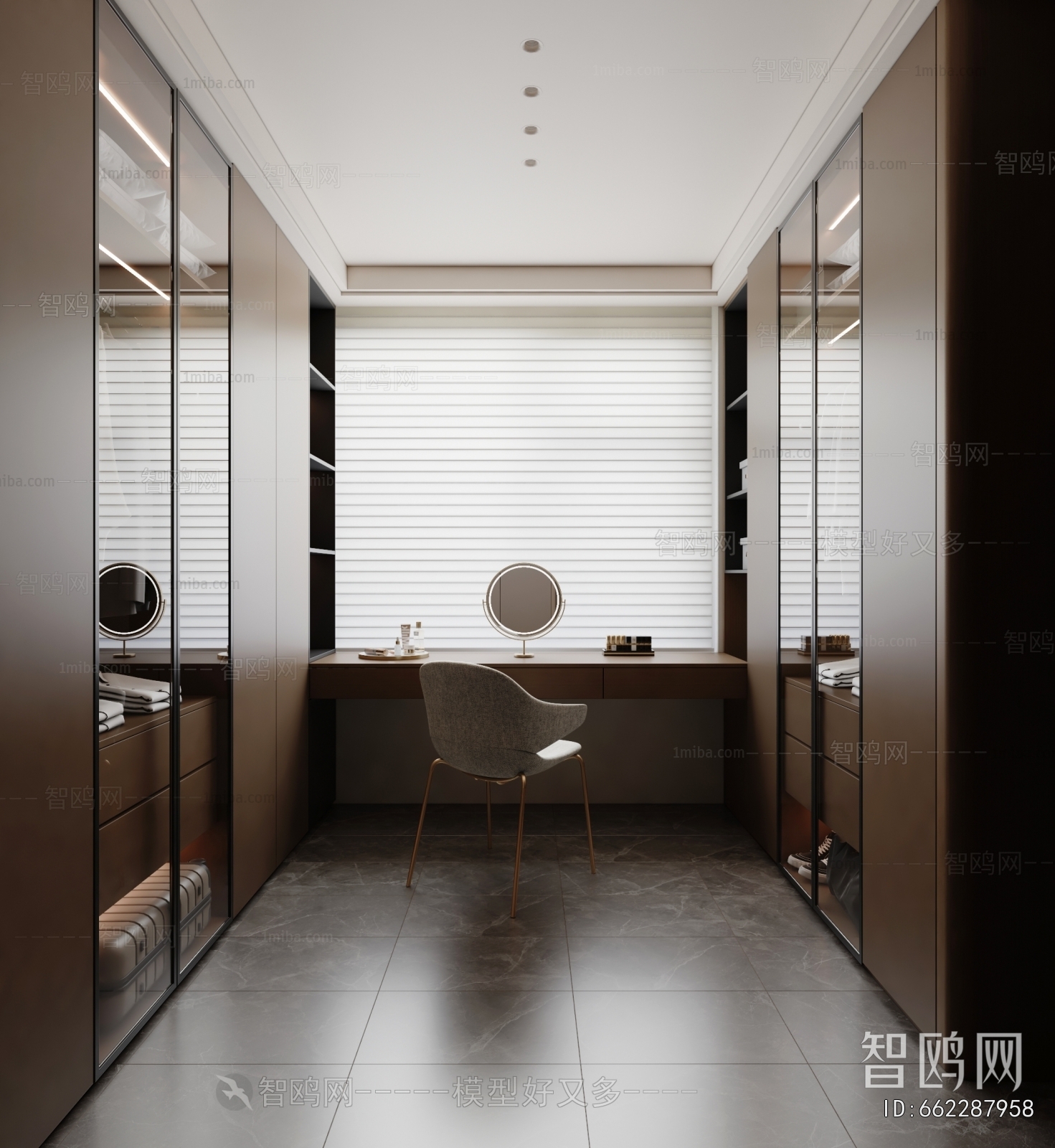 Modern Clothes Storage Area