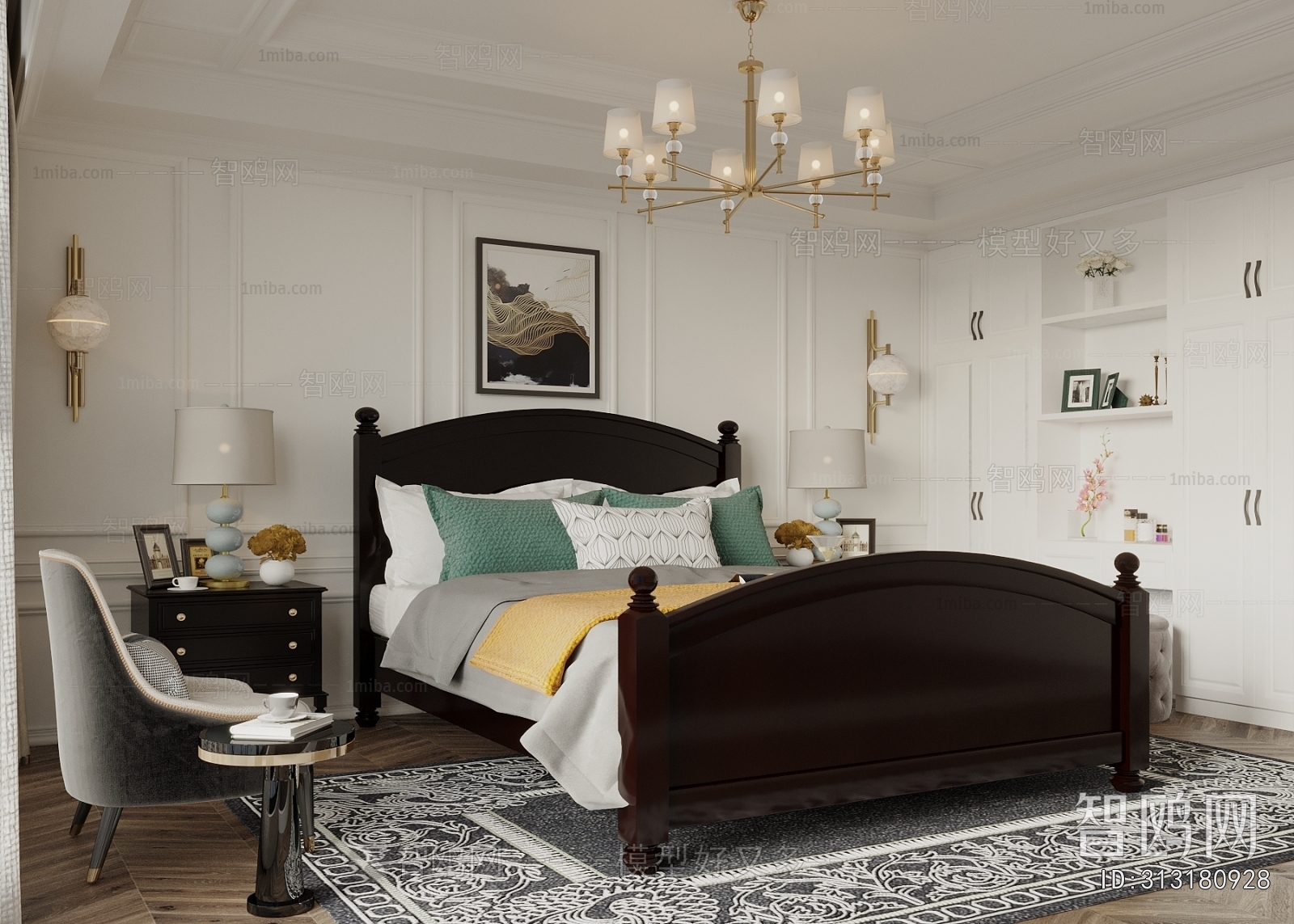 American Style Bedroom