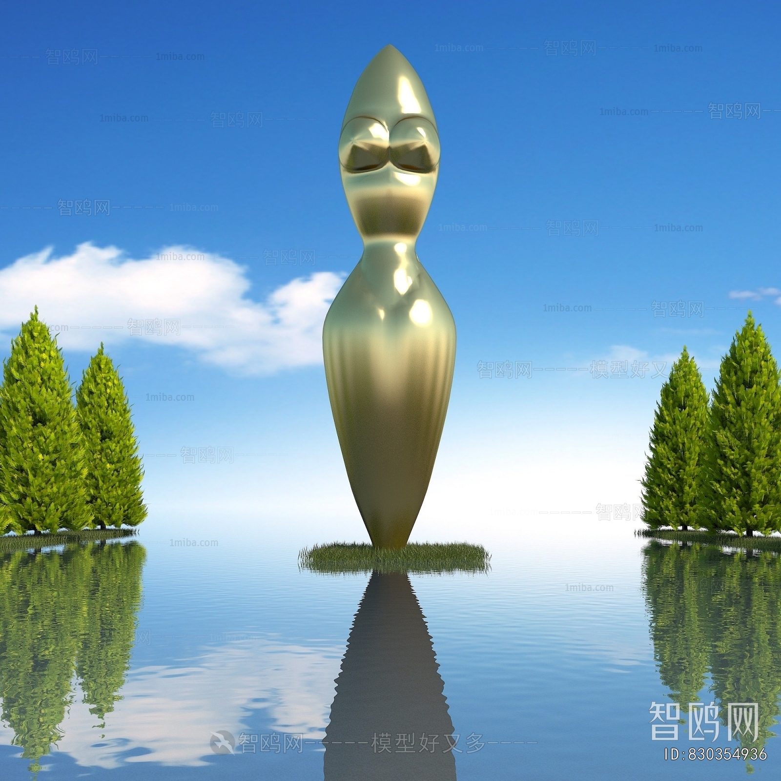 Modern Sculpture Sketch