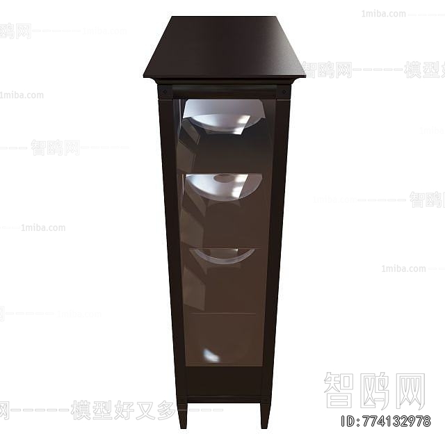 Simple European Style Wine Cabinet