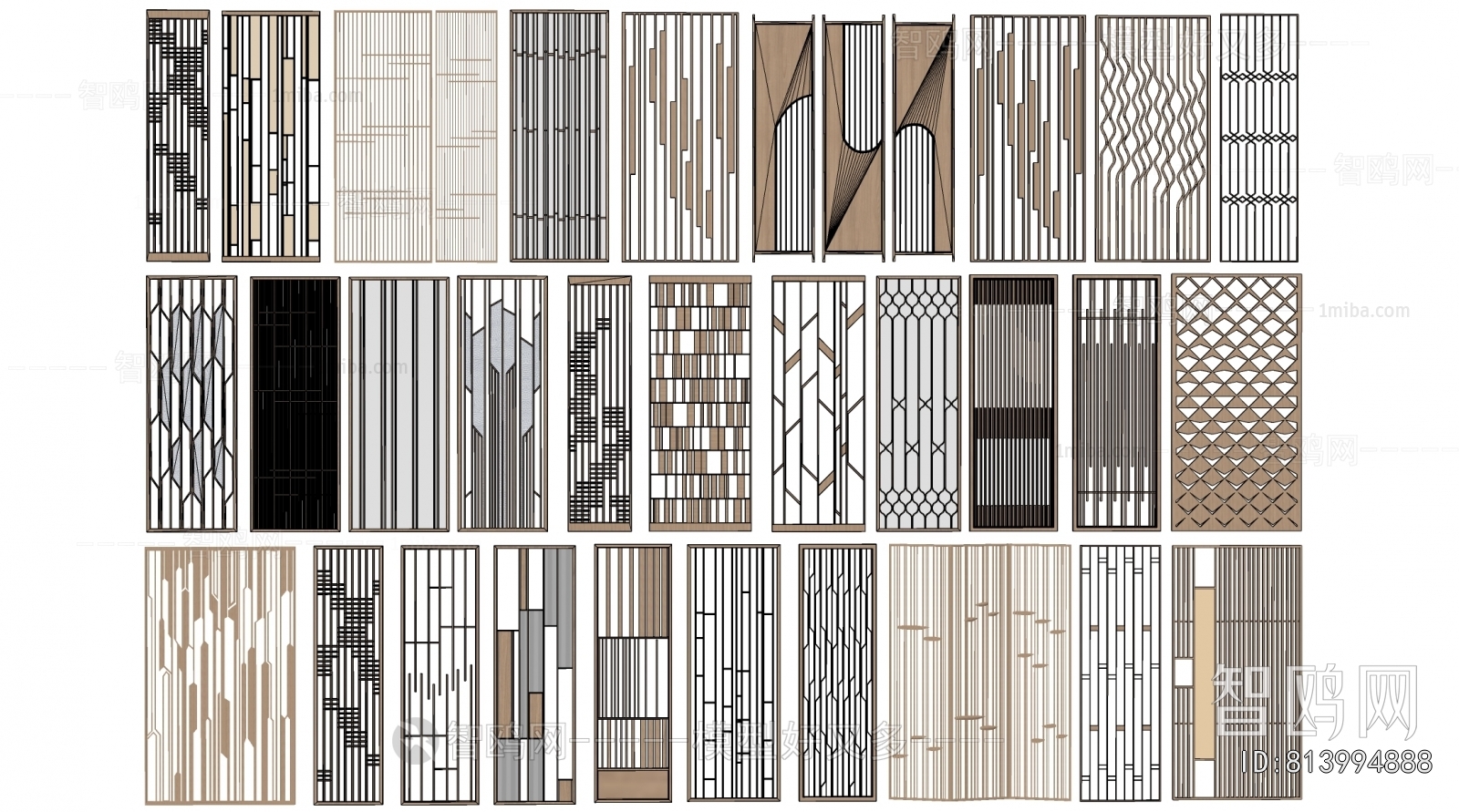 New Chinese Style Partition