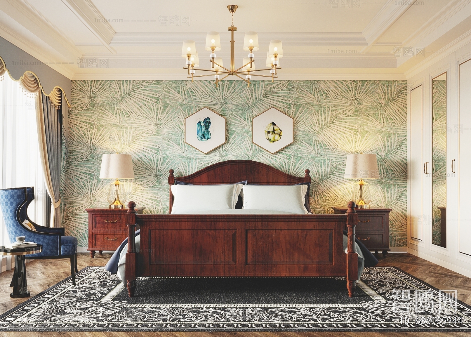 American Style Bedroom