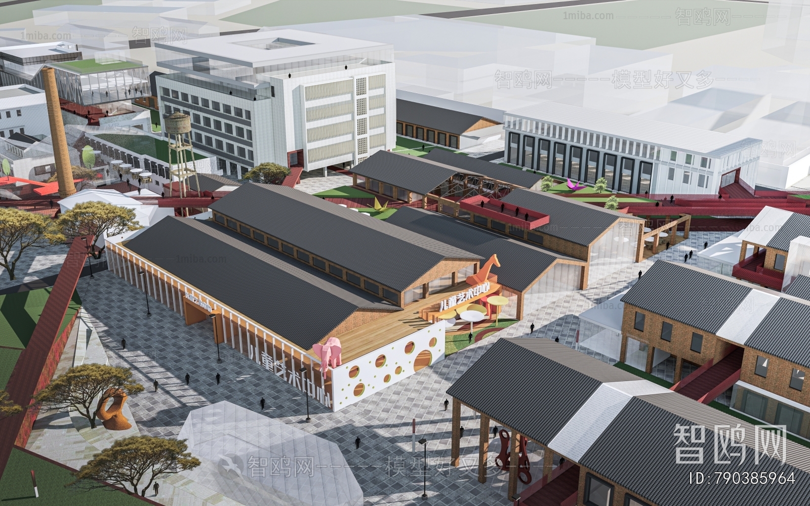 Modern Park Landscape