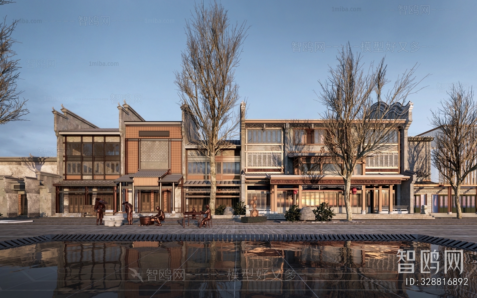 Chinese Style Commercial Street