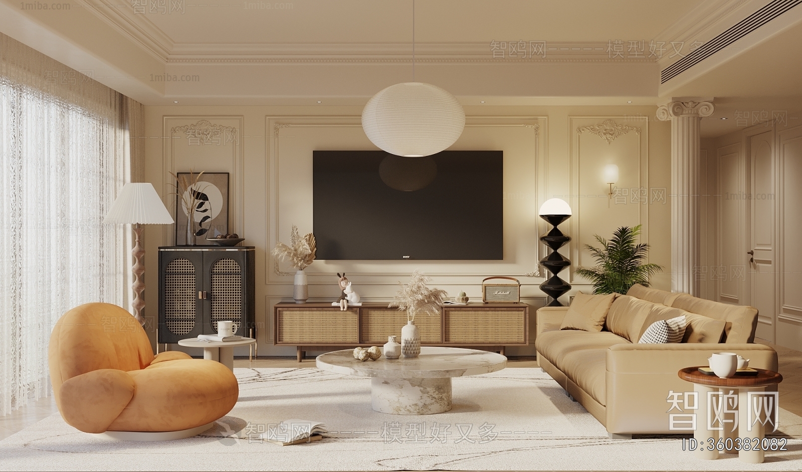 French Style A Living Room