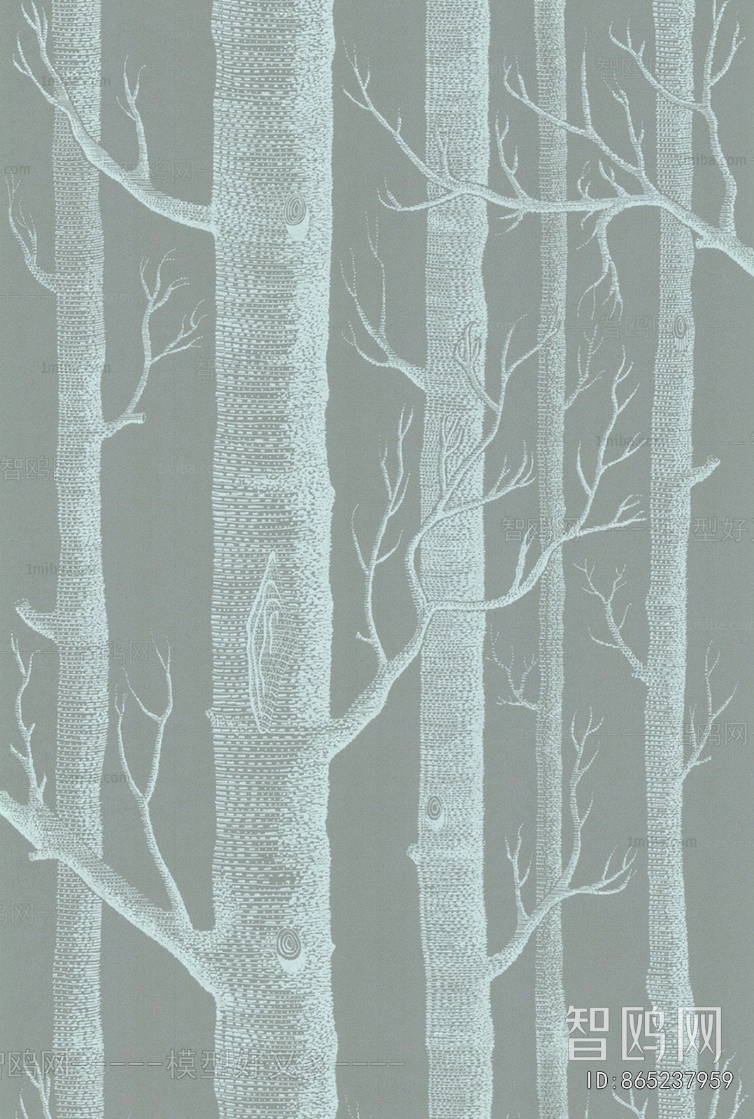 Animal And Plant Pattern Wallpaper