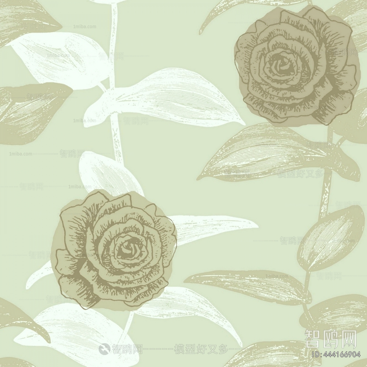 现代花纹壁纸