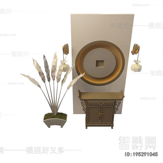 European Style Side Cabinet