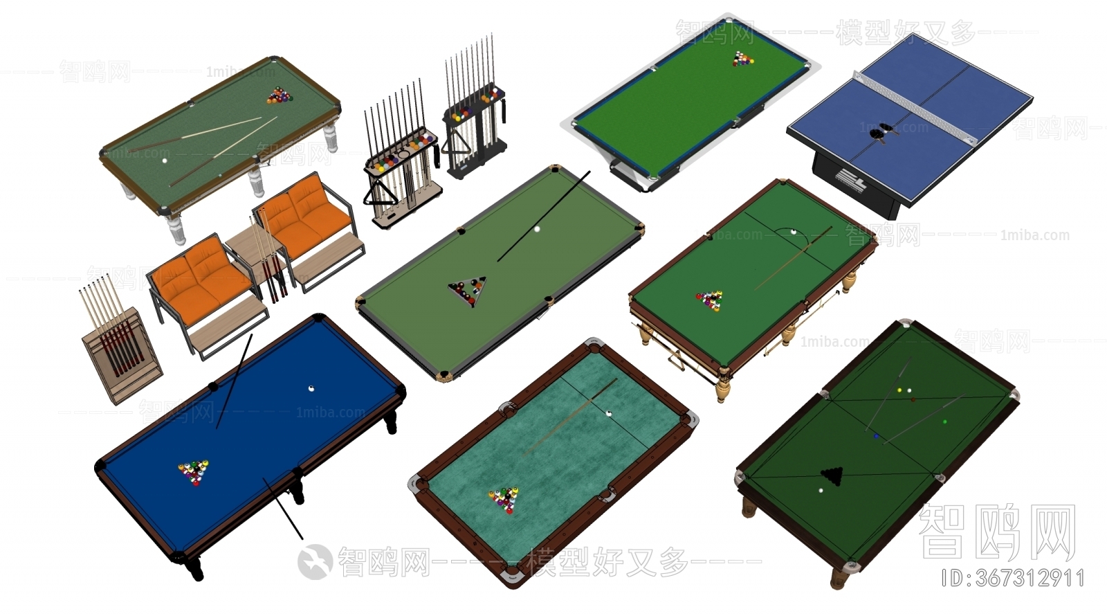 Modern Pool Table