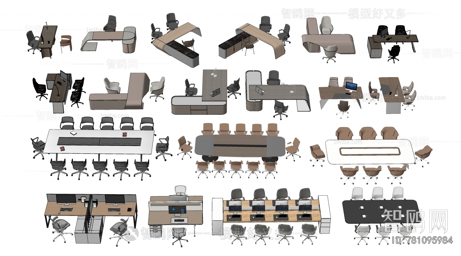 Modern Office Desk And Chair