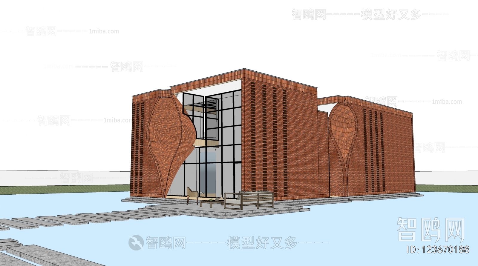 Modern Appearance Of Commercial Building