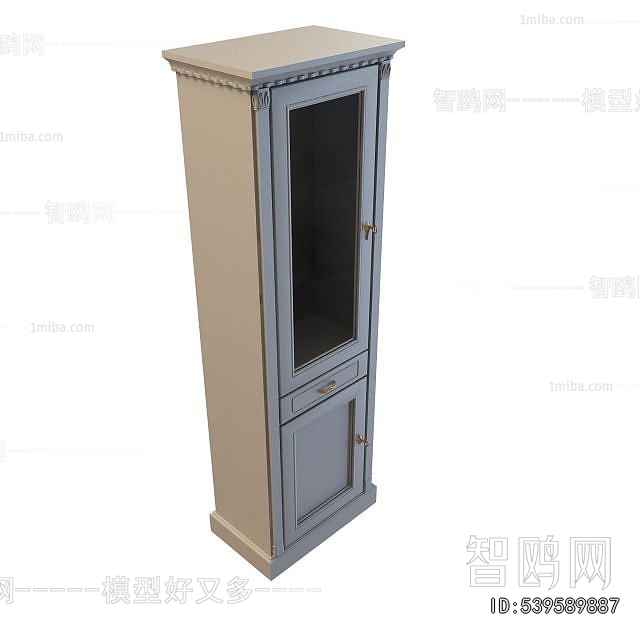 Simple European Style Wine Cabinet