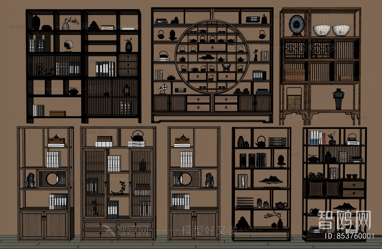 New Chinese Style Antique Rack