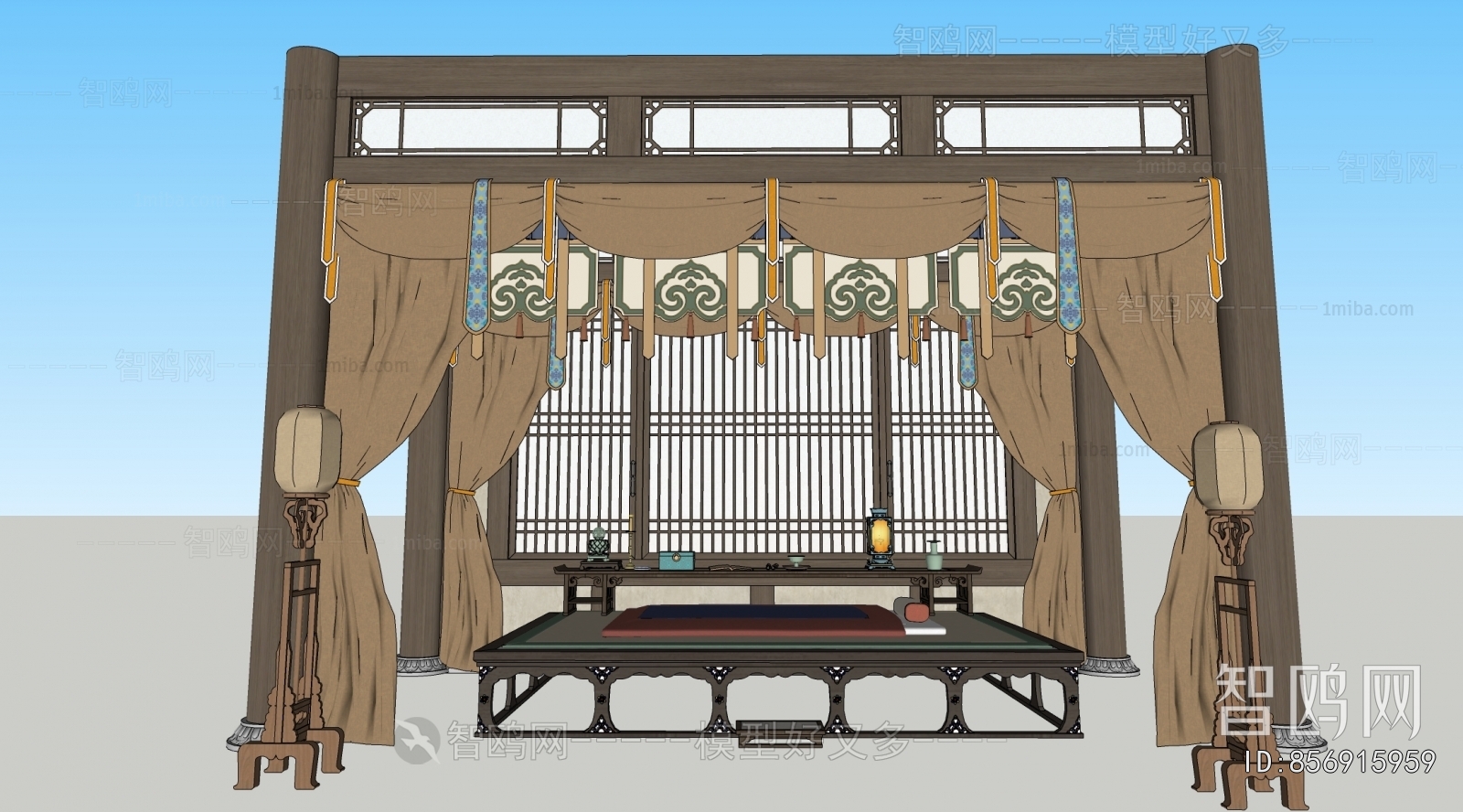 Chinese Style The Curtain