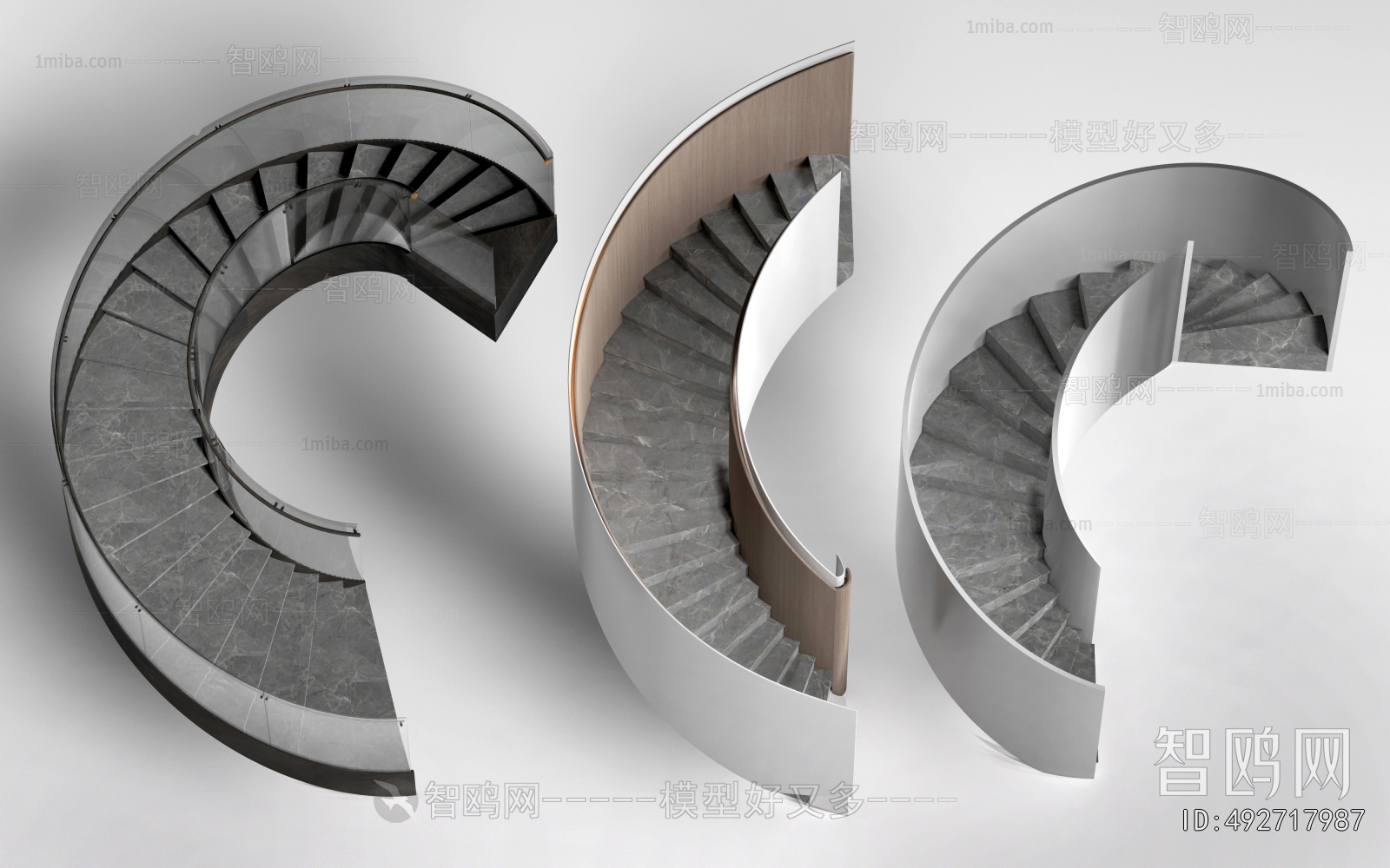 Modern Rotating Staircase