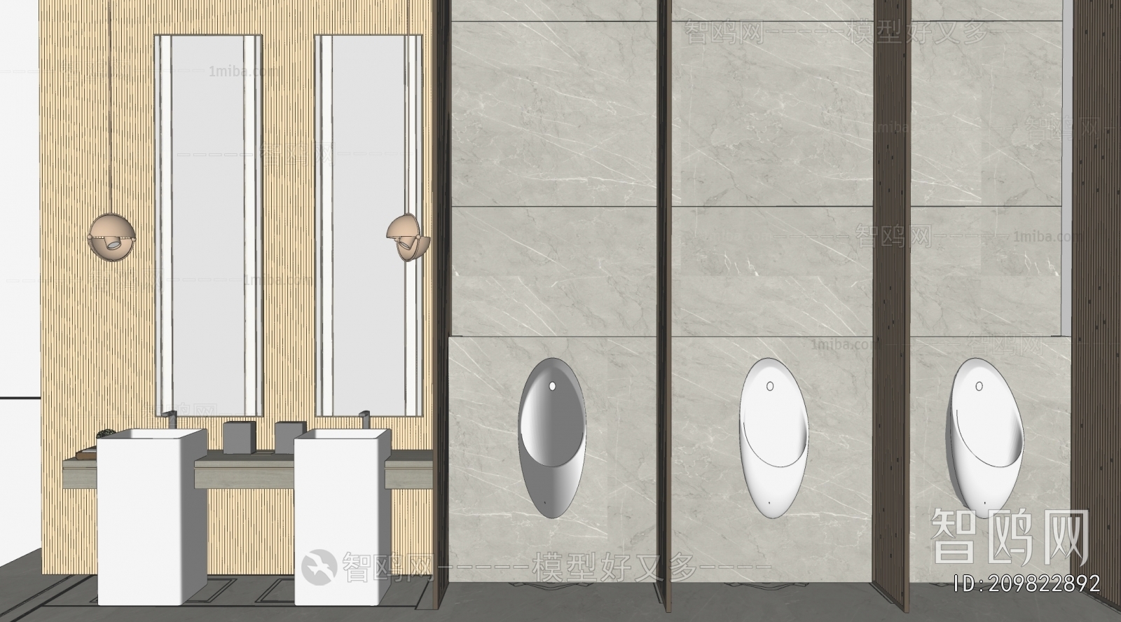 Modern Public Toilet