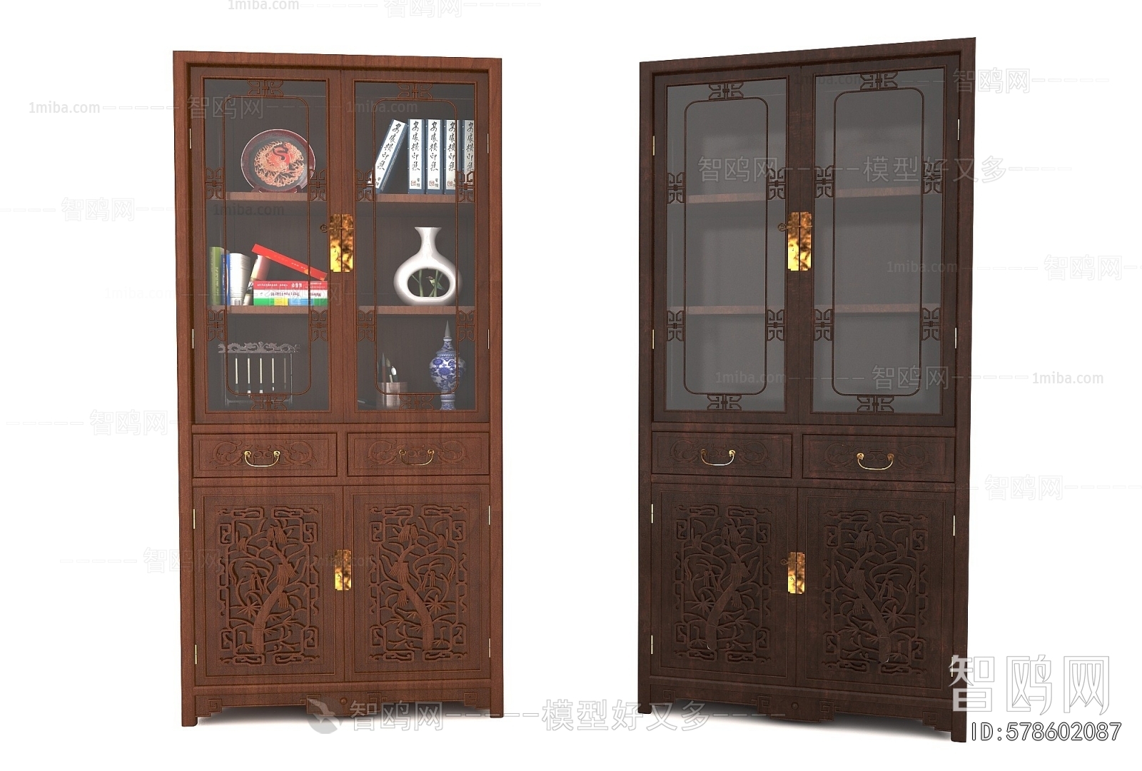 New Chinese Style Bookcase