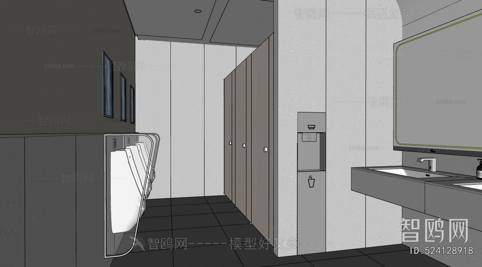 Modern Public Toilet