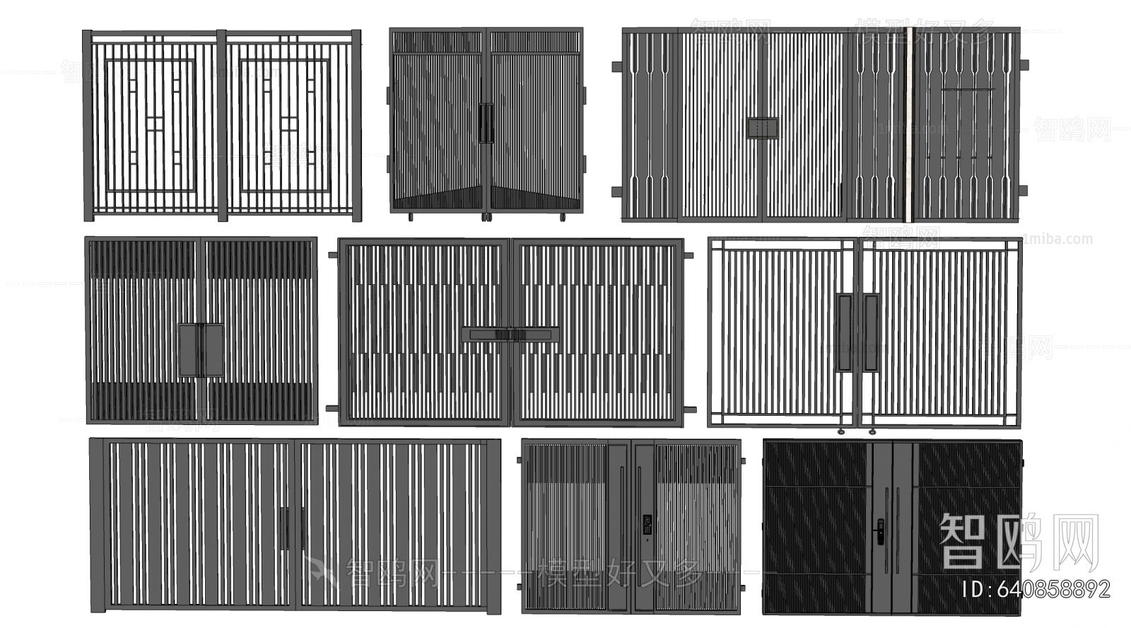 New Chinese Style Gate