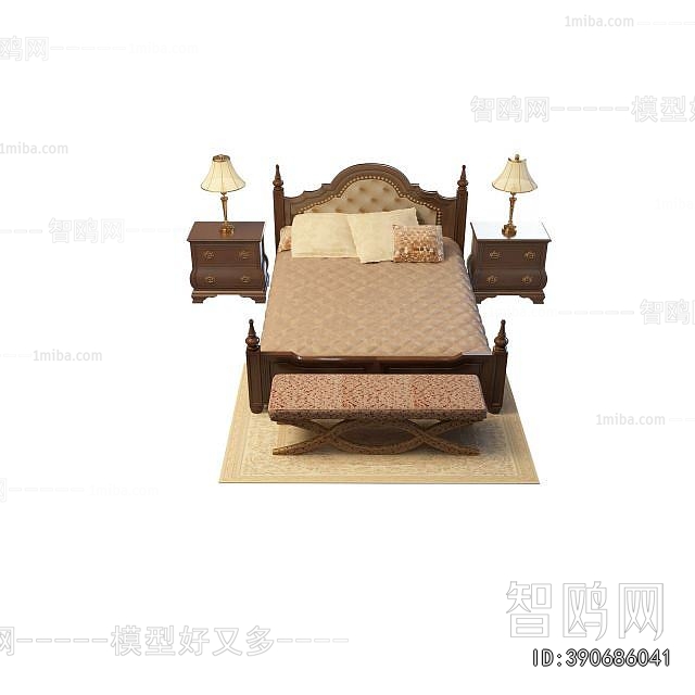 European Style Double Bed