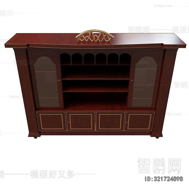 European Style Wine Cabinet