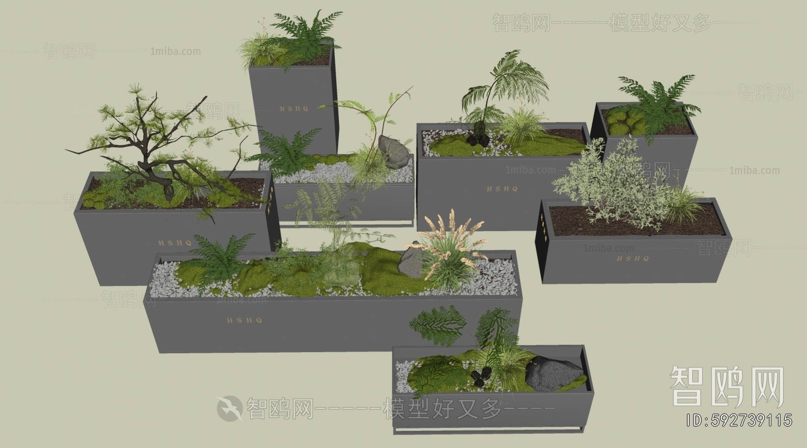 Modern Flower Bed, Flower Bowl, Flower Box
