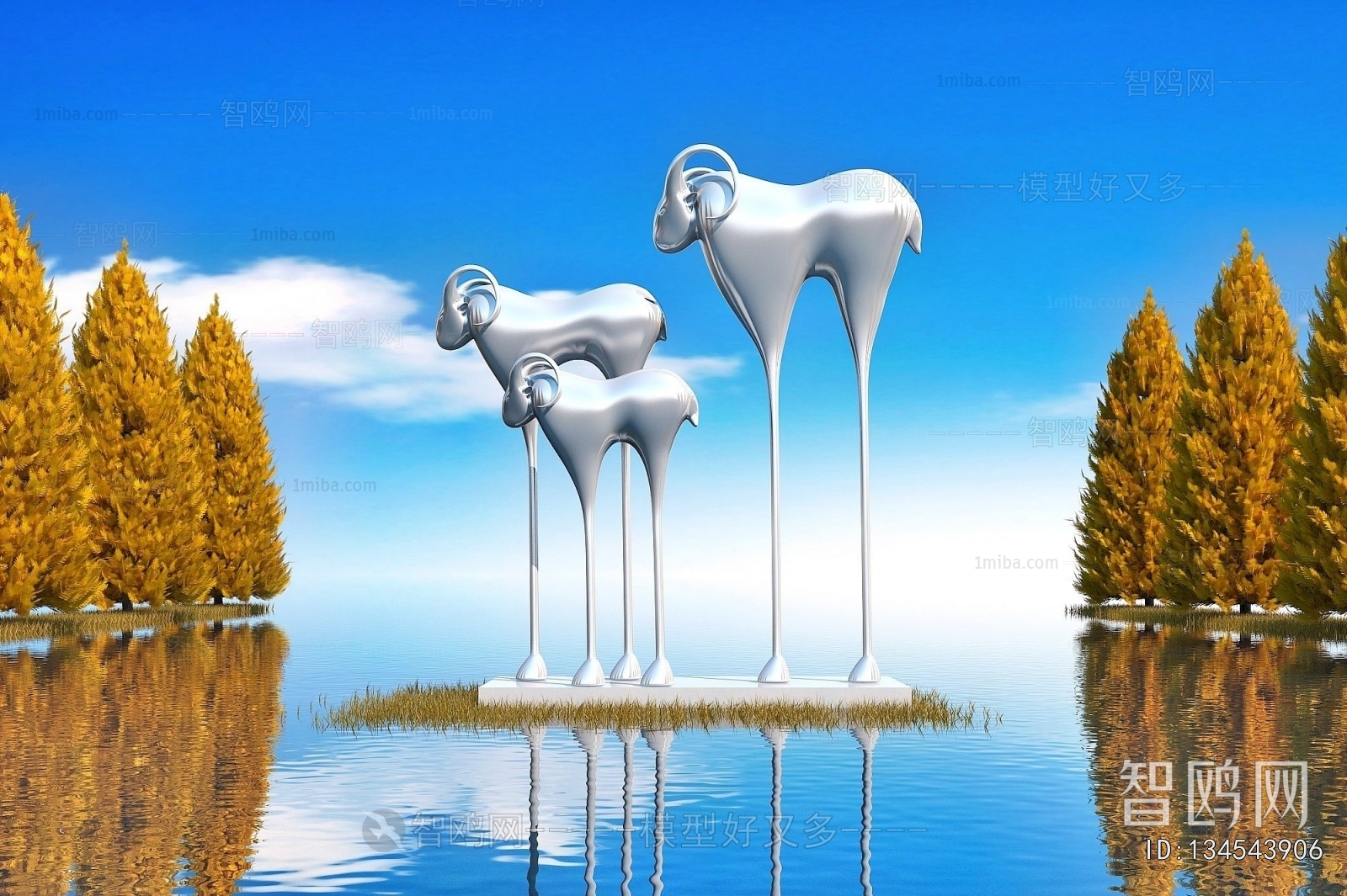 Modern Sculpture Sketch